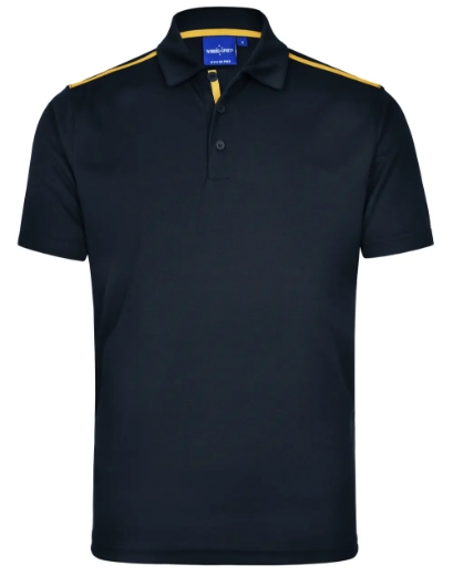 Picture of Winning Spirit, Mens Rapid Cool S/S Contrast Polo